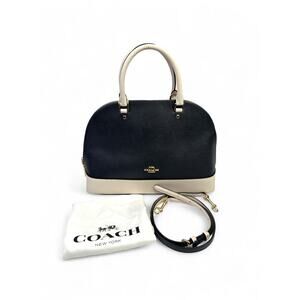 Coach Cora Domed Satchel in Crossgrain Leather W/ Dust Bag